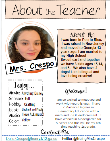 Meet Mrs. Crespo